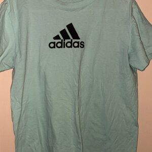 Adidas womens Light Green Short Sleeve Tee